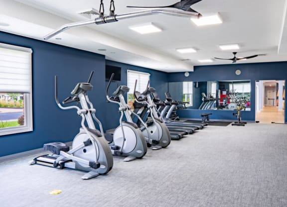 Gym at the village apartments at Waterstone Landing, Perrysburg, OH