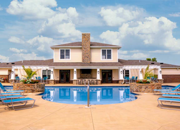 Swimming pool at the resort at governors crossing at Waterstone Landing, Perrysburg, OH, 43551