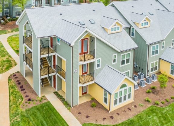 Aerial Property View at Regency Place, Raleigh, North Carolina