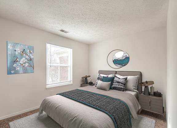 Large Bedroom at Meridian Court South, Indianapolis, IN, 46217
