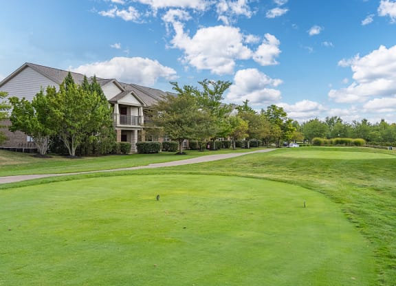 the golf course at the preserve at polk apartments at Four Bridges, Ohio