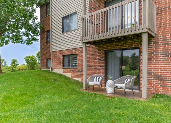 Courtyard Patio With Ample Sitting at Fox Run, Ohio