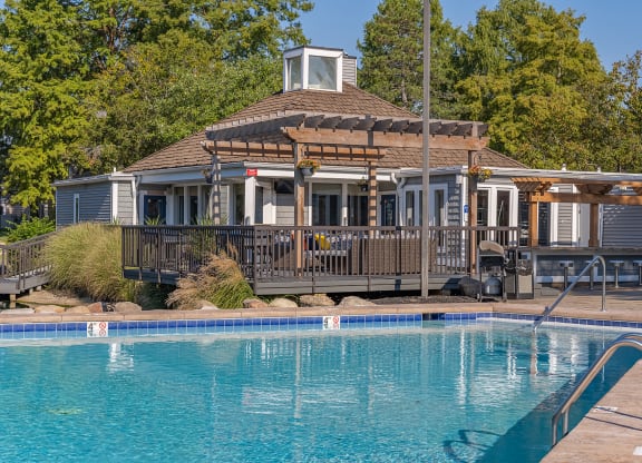 Pool at Harpers Point Apartments, Cincinnati, OH, 45249