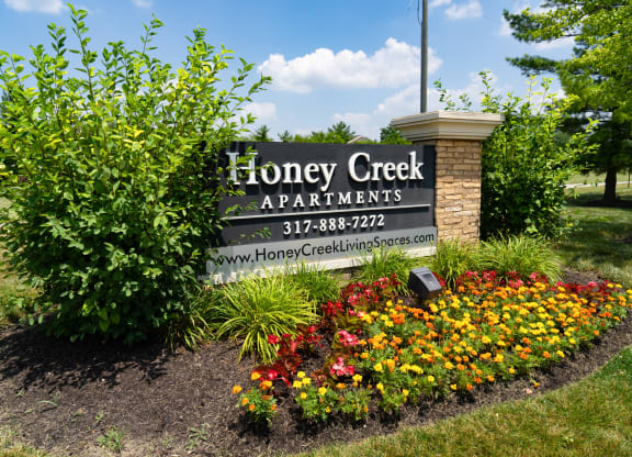 Property Signage at Honey Creek, Greenwood, IN, 46143