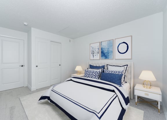 Bedroom With Closets at Honey Creek, Greenwood, Indiana