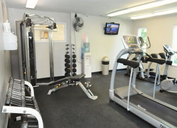 Fitness center at Quail Run, Columbus, 47201