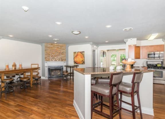 Furnished room with dining table and chair at Quail Run, Indiana, 47201