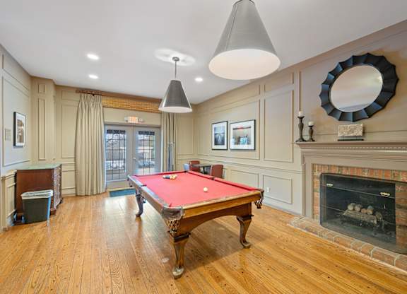 Billiards Table at Indian Creek Apartments*, Cincinnati, Ohio