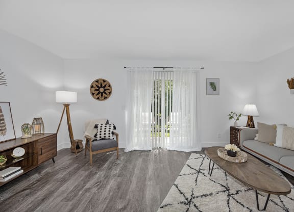 Living Area with Luxury Vinyl Plank Floor at Ivy Hills Living Spaces, Cincinnati, 45244