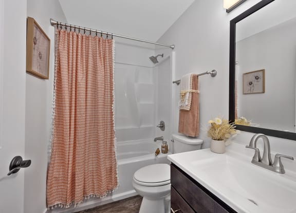 Bathroom With Vanity Lights at Ivy Hills Living Spaces, Cincinnati, 45244