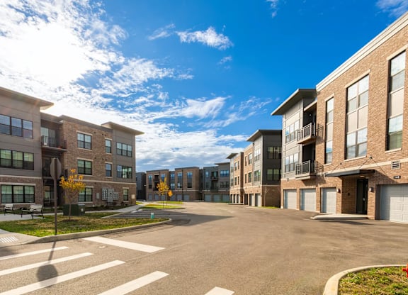 Building Outer View at Liberty Flats Apartments, Ohio