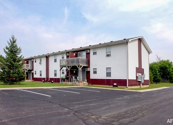 our apartments offer a parking lot for your car at Ridgeview, Fortville, 46040