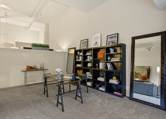Shelves at The Lofts at Shillito Place, Cincinnati, Ohio