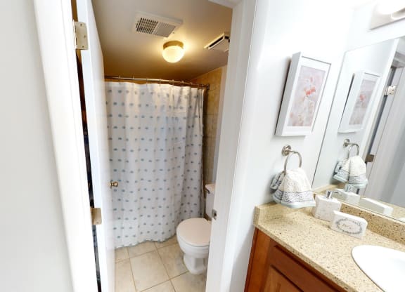 Bath area at Merrick Place, Lexington, Kentucky