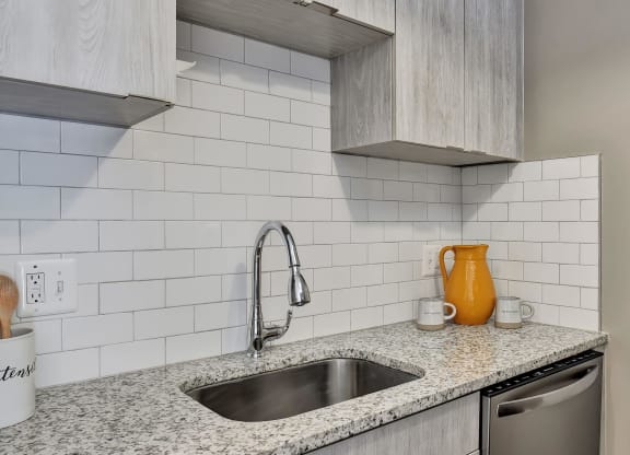Kitchen with sink at The Reserve at Grand Valley, Milford, 45150