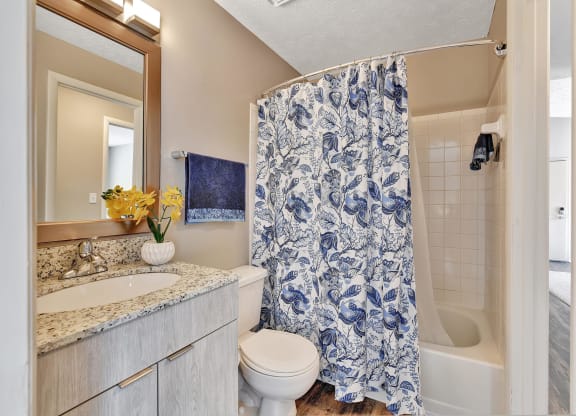Bathroom with toilet at The Reserve at Grand Valley, Milford, 45150