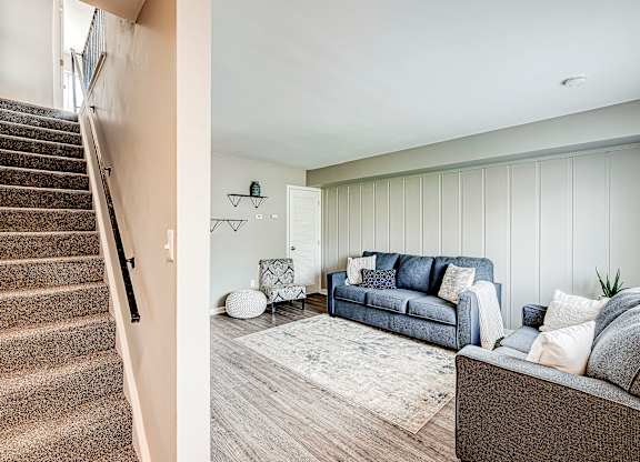 Modern Living Room at The Parkton, Cincinnati, 45231