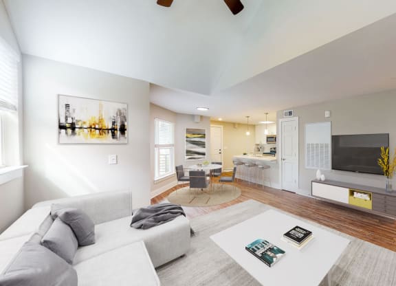 Lounge Area With TV at Regency Place, Raleigh