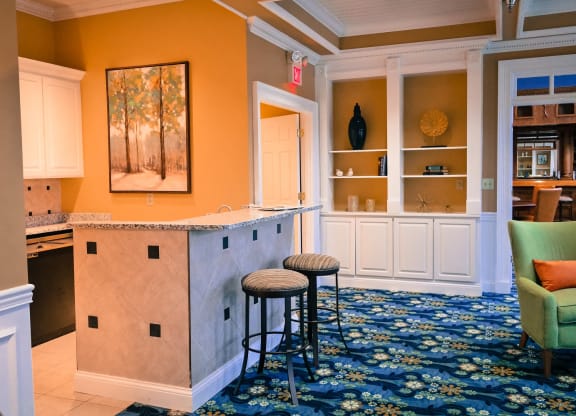 Kitchen and dining area at Bishops Gate, Cincinnati, Ohio