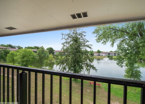 View From Balcony at 7 Pointe Apartments, Indianapolis, 46205