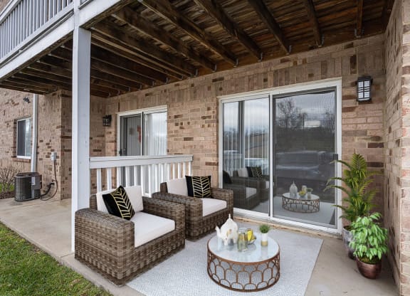 Your own outdoor space for relaxing!