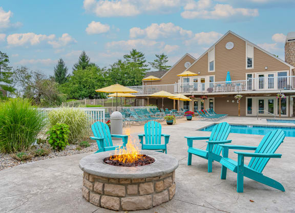 Firepit Patio at Enclave, Beavercreek, OH