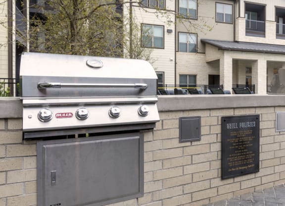 Expansive Outdoor Kitchen & Multiple Grilling Area at The Bridge at McKinney
