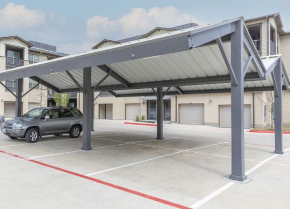 A Carport With Awning at The Bridge at McKinney, McKinney, Texas, 75069