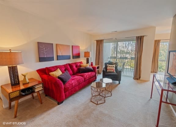 Living Room  at The Residences At The Manor Apartments in Frederick, MD