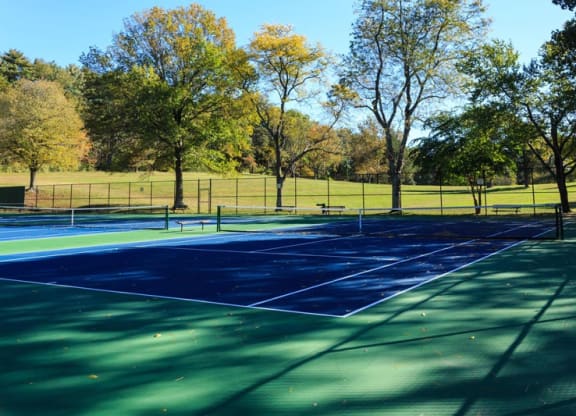 tennis courts at The Forest Apartments, Rockville, Maryland