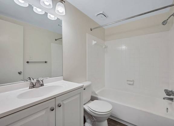 Large Soaking Tub In Bathroom at Aspen at Lake Trail, Columbia, MD