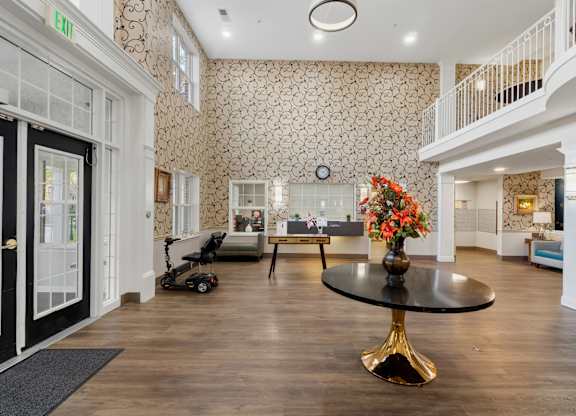 Front desk lobby at River Point Apartments, Essex, 21221