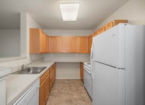 Fully Equipped Island Kitchen at River Point Apartments, Essex, Maryland