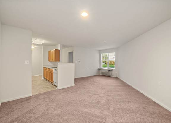 Interior design-ready space at River Point Apartments, Maryland