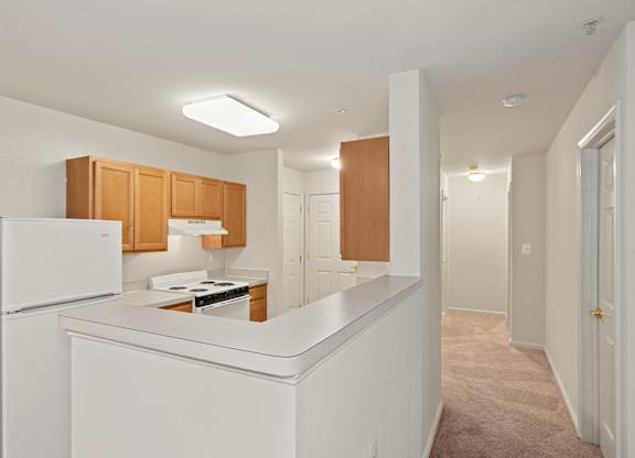 Elegant Backsplashes In Kitchen at River Point Apartments, Essex, 21221