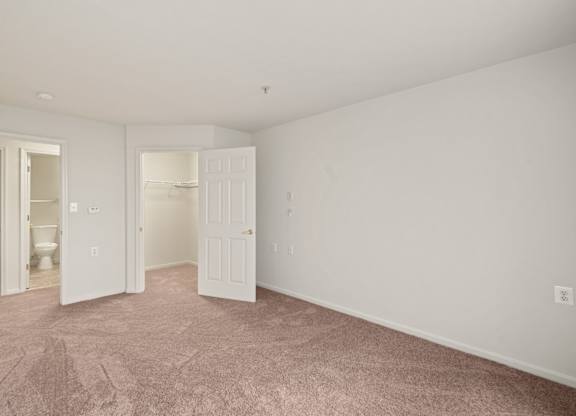 Interior with open flooring at River Point Apartments, Essex