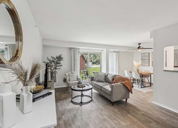 Living Room With Plenty Of Natural Lights at Aspen at Lake Trail, Columbia, 21045