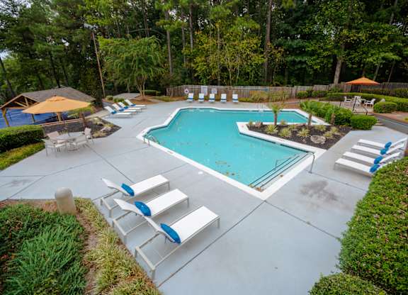 Aerial Pool View at The Carter 4250 Apartments, Norcross