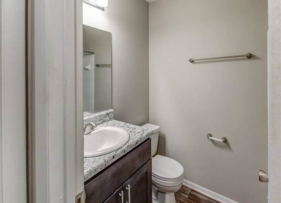 Modern Bathroom at The Hub at 934 Apartments, Atlanta, Georgia