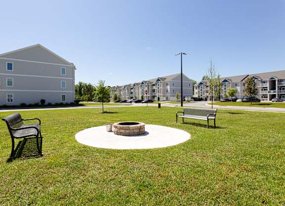 Lush Landscaping And Park-Like Setting at Liberty Club, Hinesville, Georgia