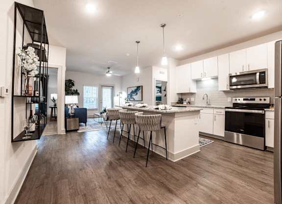 Kitchen and living at Century Vista Palms, Orlando
