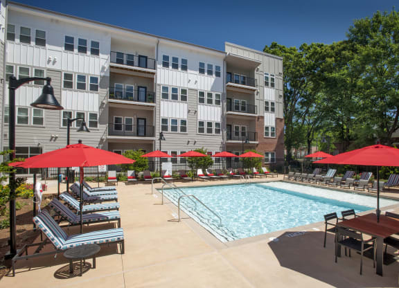 our apartments showcase an unique swimming pool at Marley EAV, Atlanta, GA, 30316