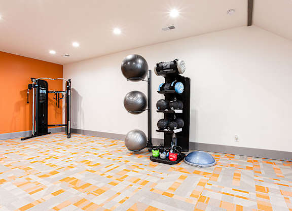 24-Hour Multi-Level Cardio And Weightlifting Center at The Carter 4250 Apartments, Norcross, GA