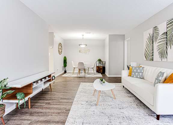 Living Area With Dining at Wildcreek Apartments, Clarkston, 30021