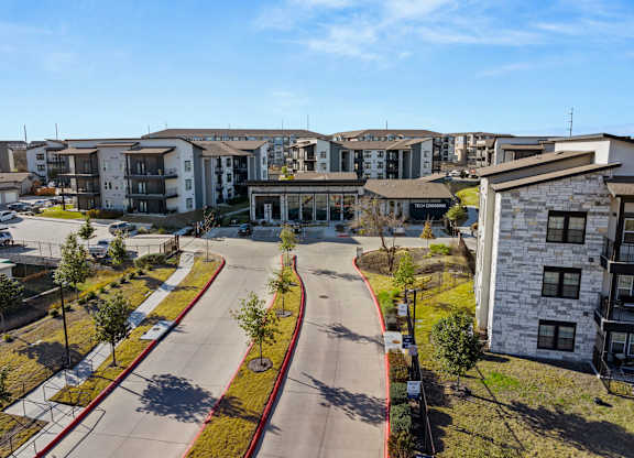 Aerial Street View at Bridge at Tech Crossing, Austin, Texas