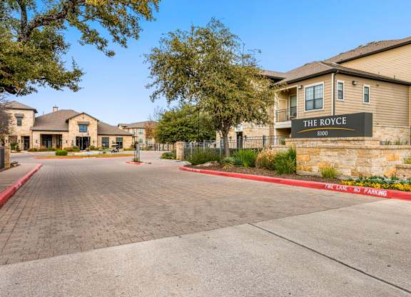 Exterior Street at The Royce at 8100, Austin, 78729