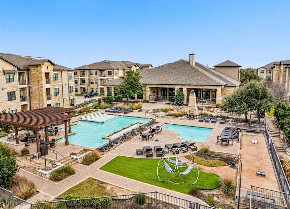 Aerial Pool View at The Royce at 8100, Austin, 78729
