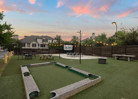 Bocce ball Court at Bridge at Canyon Creek, Austin, TX, 78726
