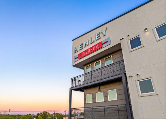 Building Signage at Bridge at Henley, Austin