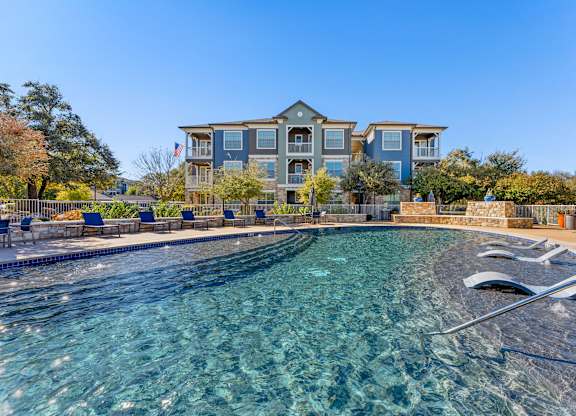 Sparkling Pool at Bridge at Indigo, Austin, TX